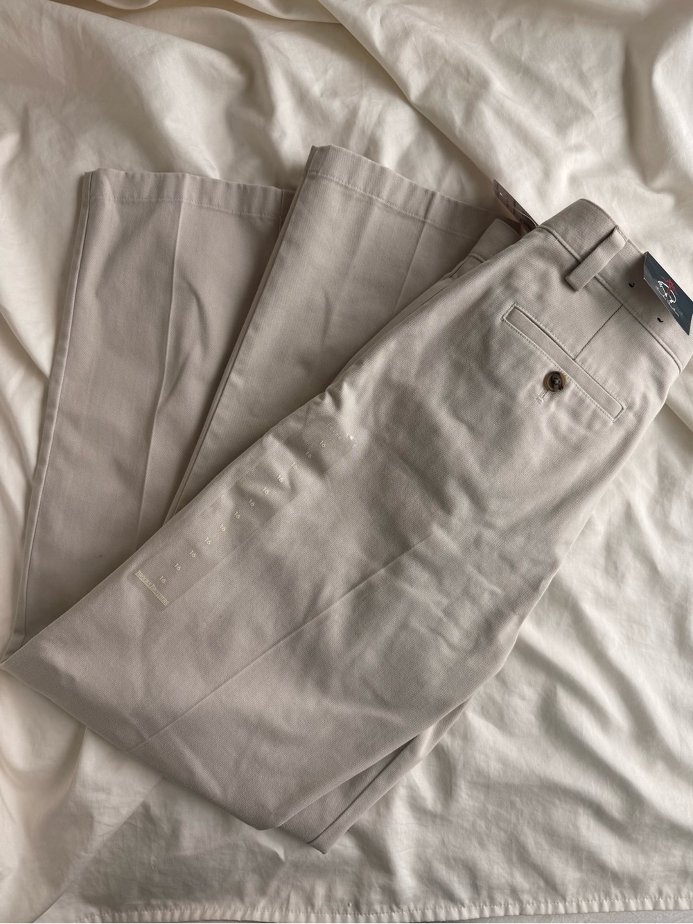Women Classic Tailored Pants in Light Beige